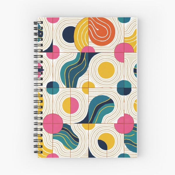 Item preview, Modern retro geometric waves pattern designed and sold by Oximus.
