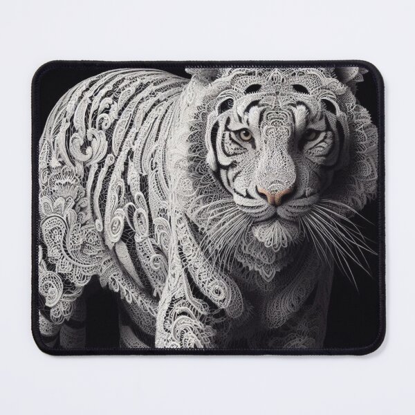 Item preview, Majestic Lace White Tiger designed and sold by purplesensation.