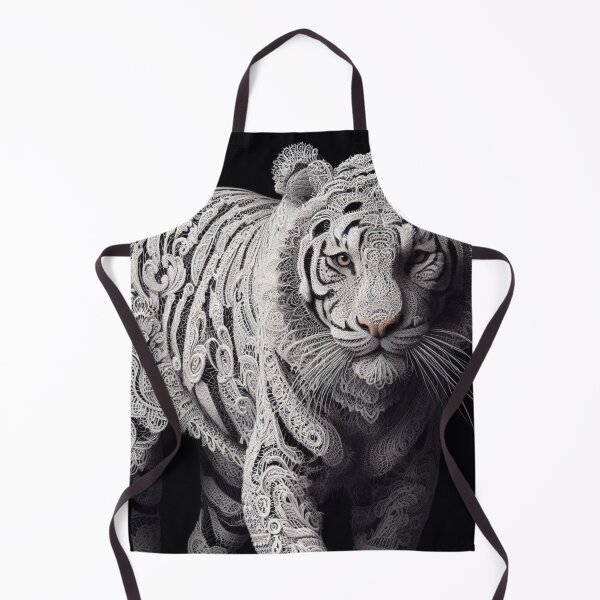 Item preview, Majestic Lace White Tiger designed and sold by purplesensation.