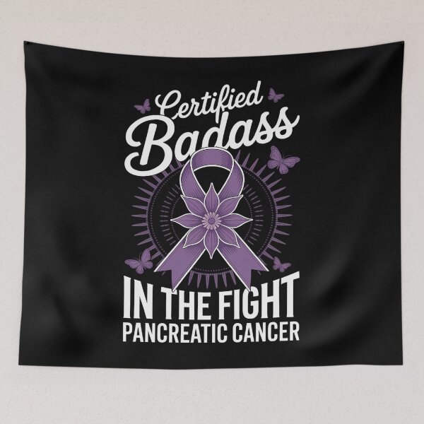 Item preview, Fight Against Pancreatic Cancer Awareness Purple Graphic designed and sold by Formatage.