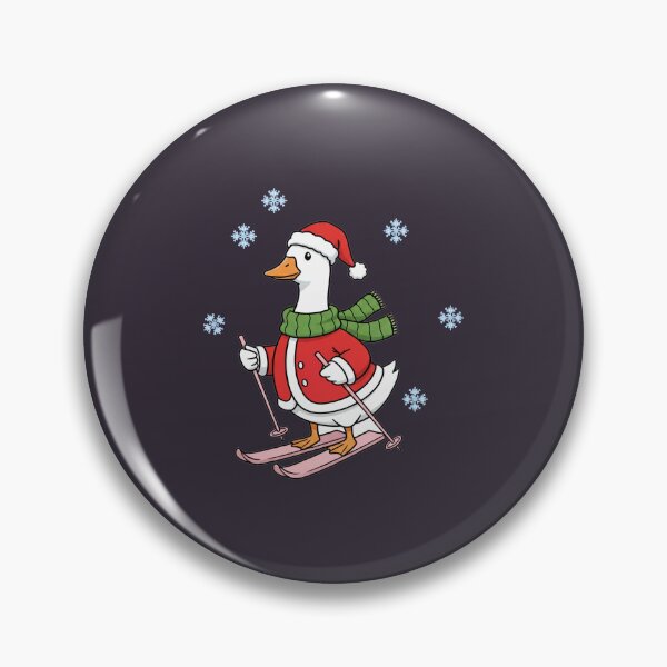 Artikelvorschau, Weihnachtsgans auf Skiern – Festliche Schneesaison entworfen und verkauft von INNERSELFART.