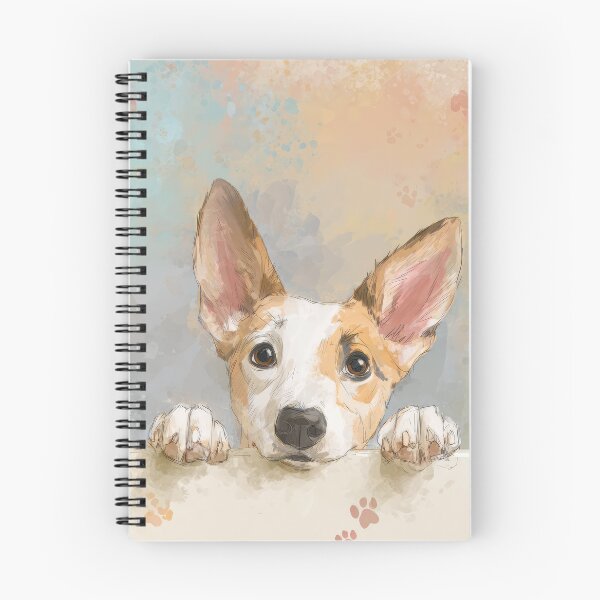 Item preview, Canaan Dog Peeking over Wall 01 designed and sold by Elisabeth Lucas.