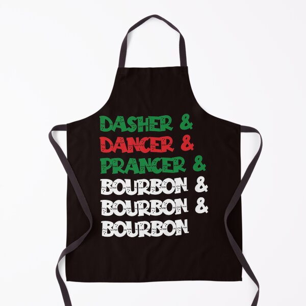 Item preview, Dasher Dancer Prancer Bourbon Distressed Roll Call With Bold Holiday Playful Energy designed and sold by cosettacir6382.
