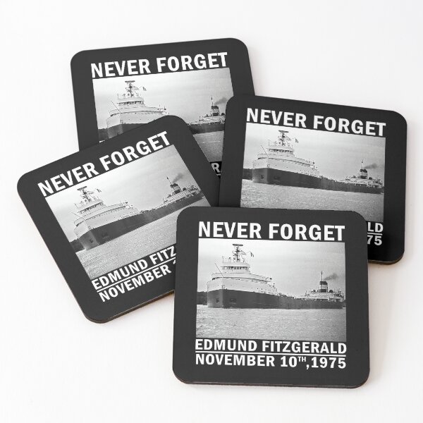 Item preview, Never Forget  Edmund Fitzgerald Memorial  Nov. 10 1975 designed and sold by LightCoverSame.