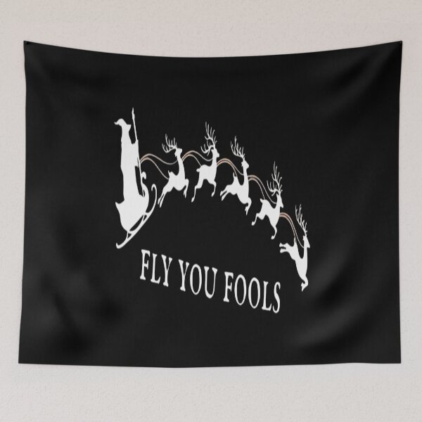 Item preview, Fly You Fools Funny Christmas LOTR, Gandalf Reindeer, Holiday Funny Comfort Colors Tee, Gandalf Santa, Fellowship Christmas designed and sold by shannonanne18.