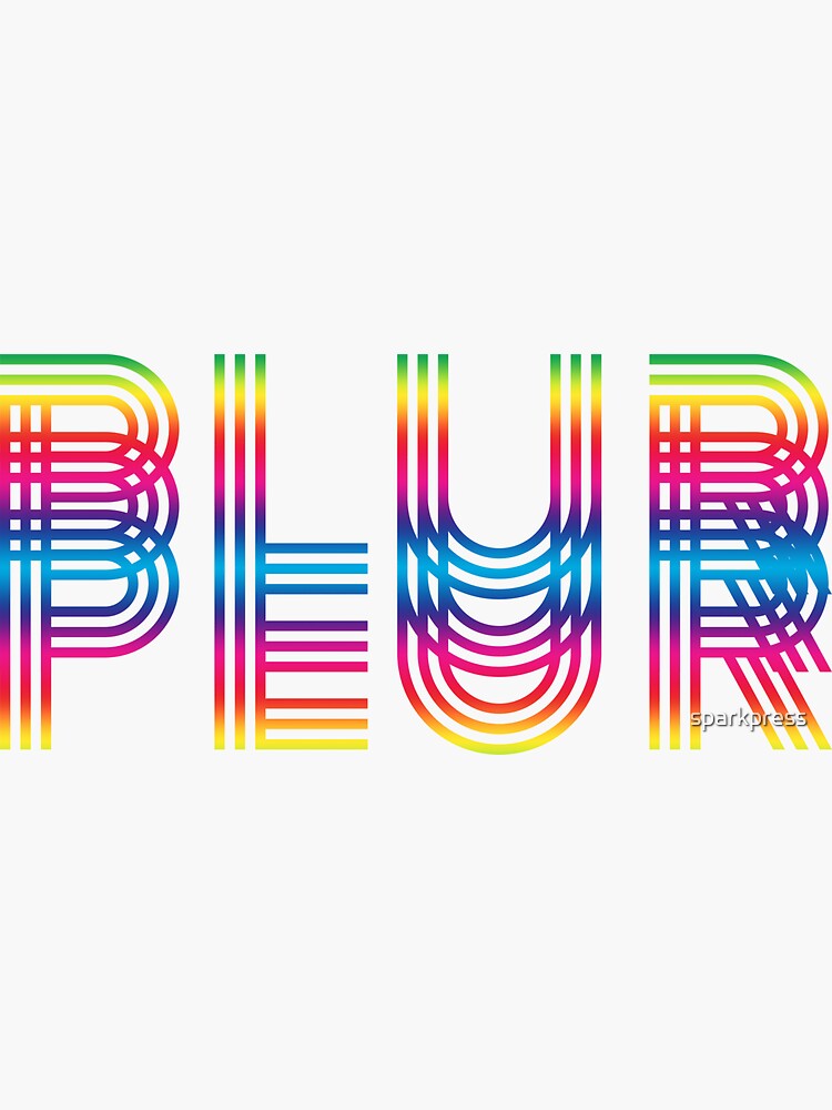 Cool Rave, PLUR, EDM, Music Festival Gear by sparkpress