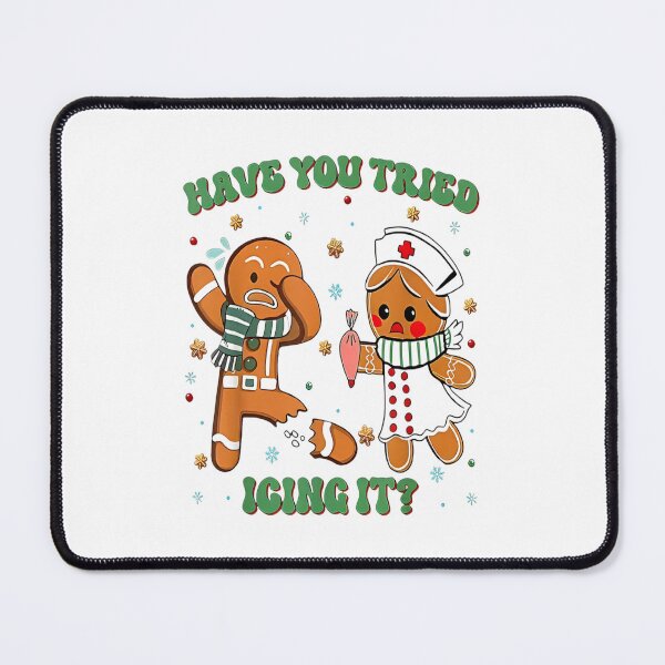 Item preview, Funny Christmas Nurse Gingerbread Man Did You Try Icing It Classic designed and sold by shannonanne18.