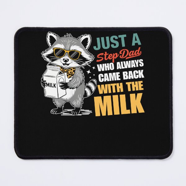 Item preview, Funny Stepdad Milk Run Raccoon T-Shirt designed and sold by TinaMDedrick.