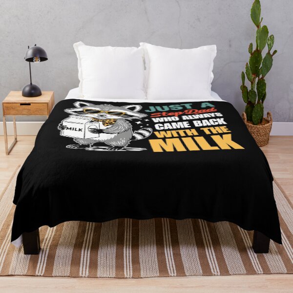 Item preview, Funny Stepdad Milk Run Raccoon T-Shirt designed and sold by TinaMDedrick.