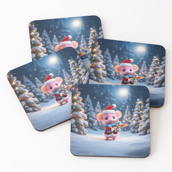 Item preview, Mousy and Snizzle Christmas fluff designed and sold by PuppyBerry.