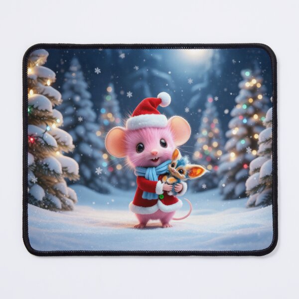 Item preview, Mousy and Snizzle Christmas fluff designed and sold by PuppyBerry.