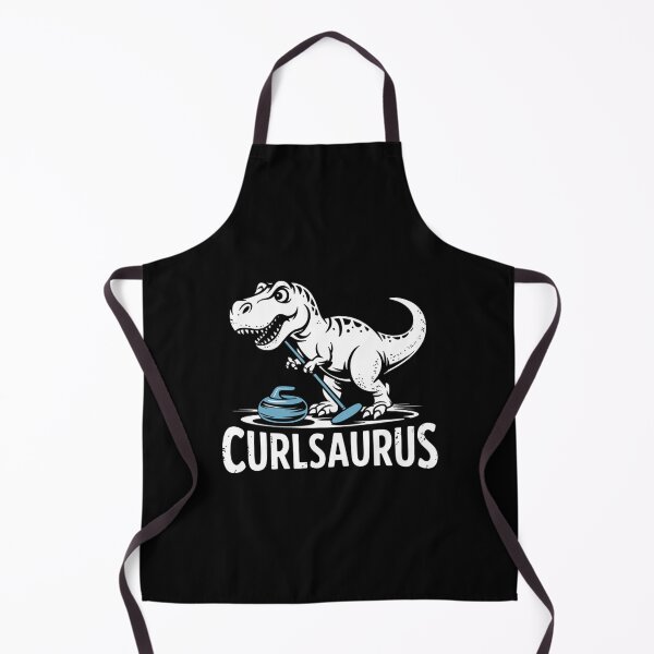 Item preview, Curling Dinosaur Ice Curling Player T-Rex Funny Curling designed and sold by cosmicncozyS.