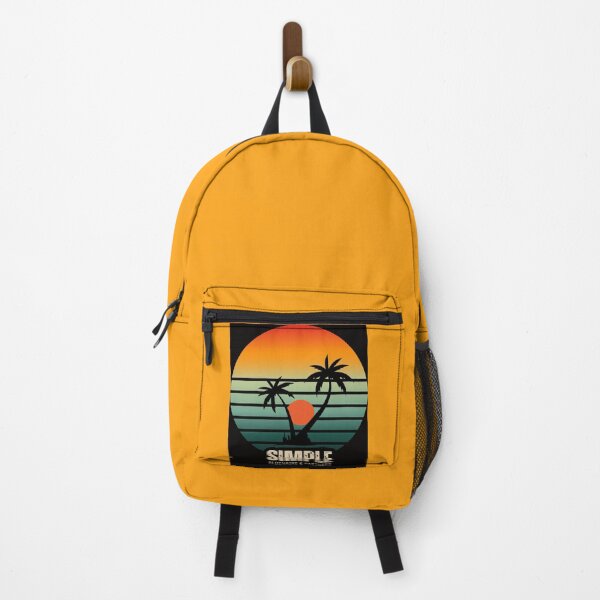 Item preview, Simple Tropical Sunset – Palm Tree Vintage Beach Design designed and sold by Printandpick.