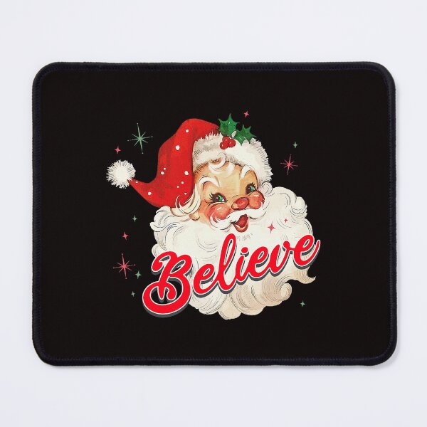 Item preview, Vintage Santa Believe Quote With Warm Retro Christmas Charm And Cheerful Holiday Vibes designed and sold by torildorxop.