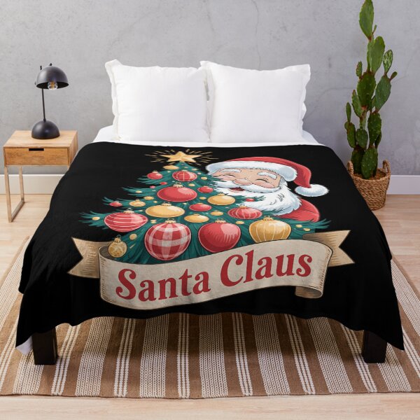 Item preview, Cute Santa Claus Christmas Tree Winter Holiday Season Xmas designed and sold by cosmicncozyS.