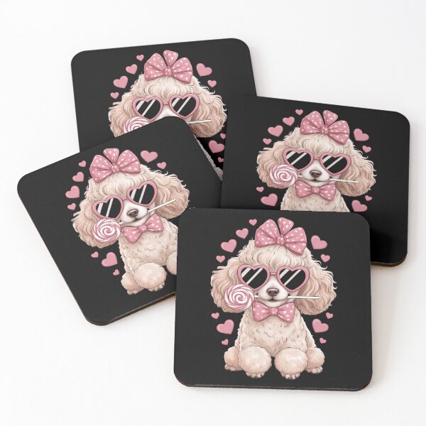 Item preview, Goldendoodle Coquette Bow Valentines Lollipop designed and sold by Formatage.
