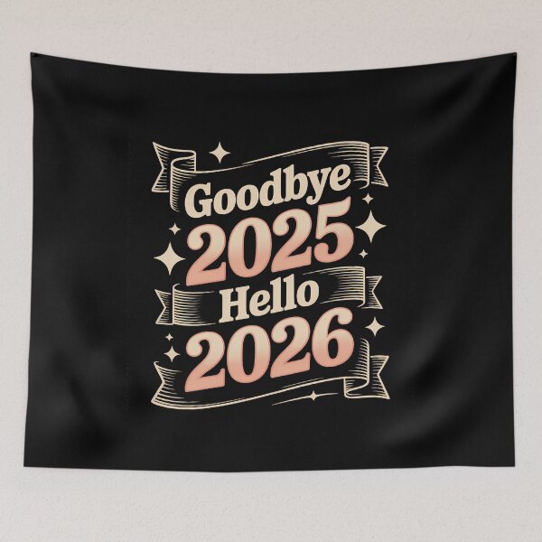 Item preview, Goodbye 2025 Hello 2026  designed and sold by Formatage.