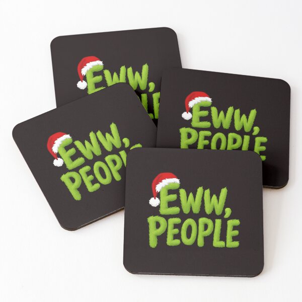 Item preview, Eww People Funny Holiday Phrase With Bright Green Letters And Playful Winter  designed and sold by ImeldaSparks.
