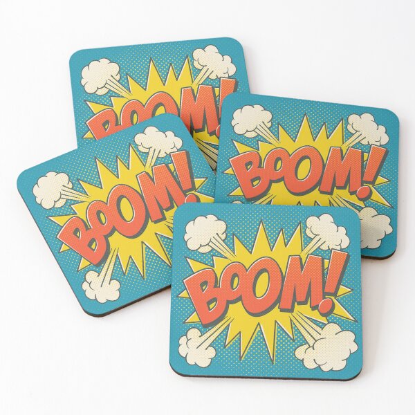 Item preview, Vintage Poster Comic Boom on Blue designed and sold by ColemanOlmos.