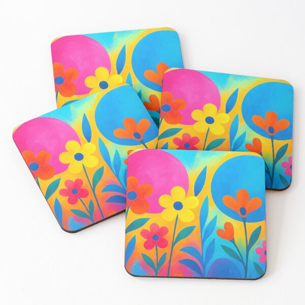 Item preview, Circles, blossoms, vibrant colors, clarity designed and sold by Sigtrix.