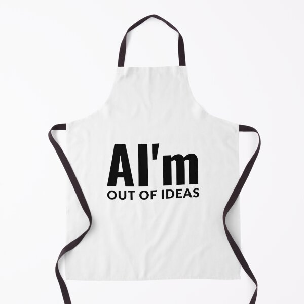 Item preview, AI'm Out of Ideas – Funny AI Tech Burnout Pun Design designed and sold by InkrediblePuns.