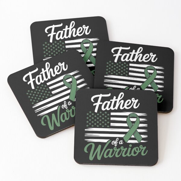 Item preview, Father Of A Warrior Flag Gallbladder Or Bile Duct Cancer Awareness designed and sold by Formatage.