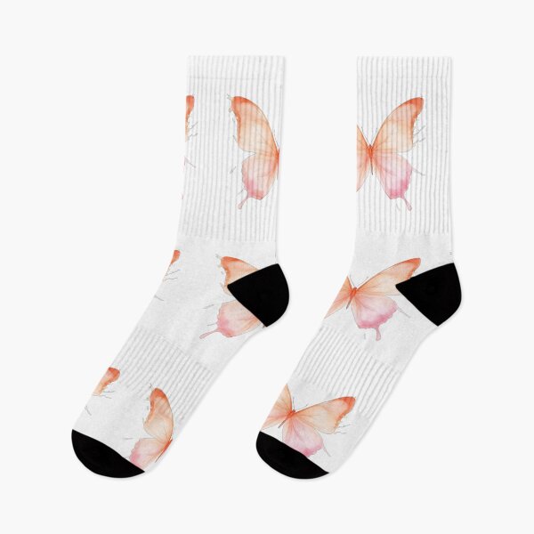 Item preview, Ethereal Watercolor Butterfly Peach Rose Gradient designed and sold by EtherealFlutter.