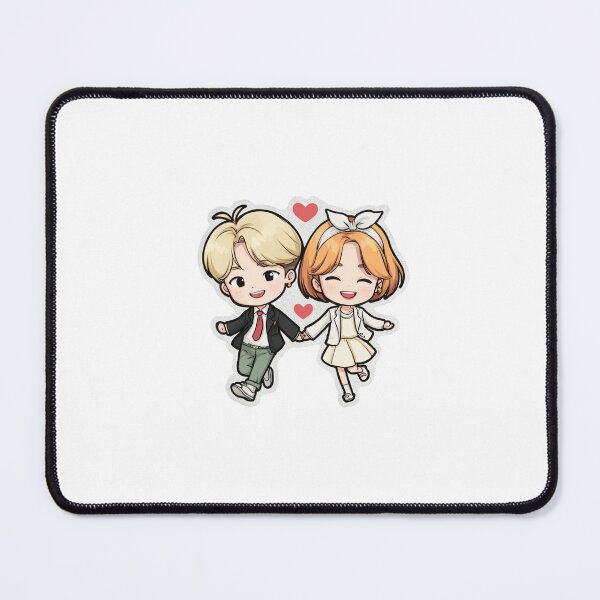 Item preview, Cute Young Romantic Couple Holding Hands – Sweet Love designed and sold by Yogabyadeola.