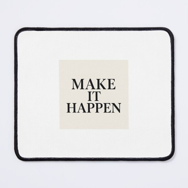Item preview, Make It Happen – Minimalist Success and Motivation Design designed and sold by Cleveralltag.
