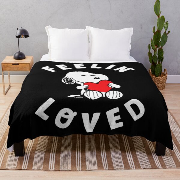 Item preview, Peanuts Feelin’ Loved Snoopy Heart Cute Vintage Style designed and sold by darronaselz.