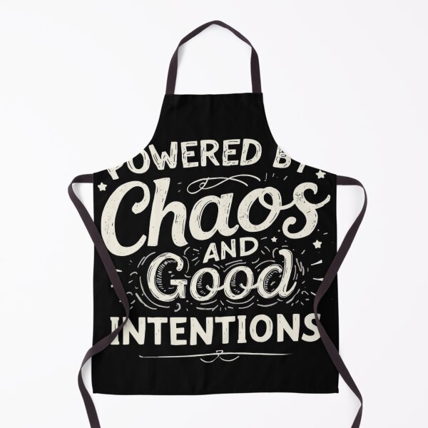 Item preview, Powered by Chaos and Good Intentions – Typography Quote designed and sold by SoulenCify.