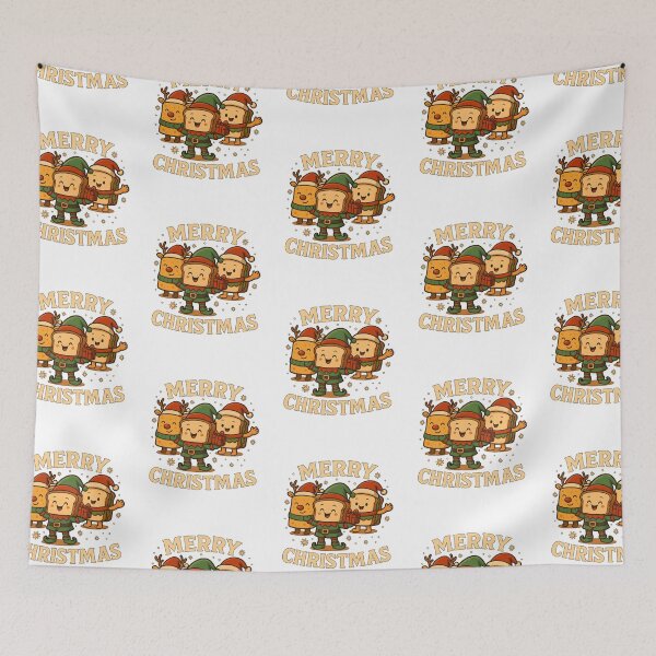 Item preview, Merry Christmas Sandwich Trio | Cute Holiday Foodie Group designed and sold by Sitred123.