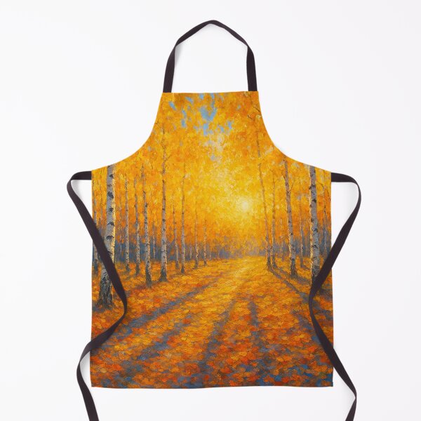 Item preview, Golden birches in the evening light designed and sold by Sigtrix.