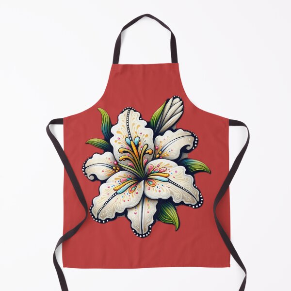 Item preview, white lily cookie designed and sold by NCNGDESIGN.