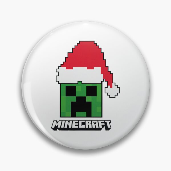 Item preview, Pixel Creeper Christmas Character With Santa Hat And Bright Fun Retro Holiday Vibes designed and sold by khdmalakarak.