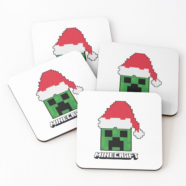 Item preview, Pixel Creeper Christmas Character With Santa Hat And Bright Fun Retro Holiday Vibes designed and sold by khdmalakarak.