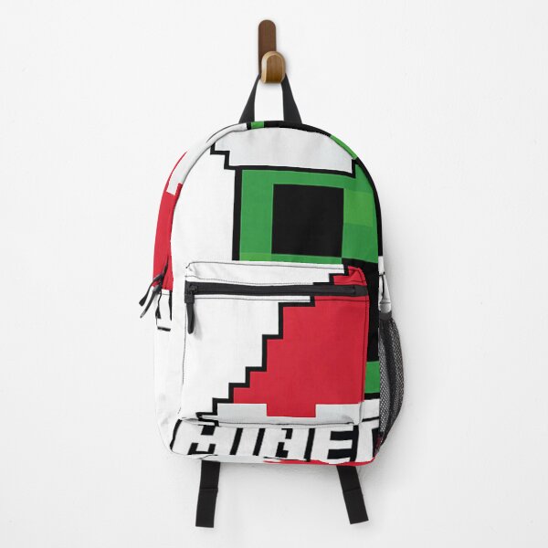 Item preview, Pixel Creeper Christmas Character With Santa Hat And Bright Fun Retro Holiday Vibes designed and sold by khdmalakarak.