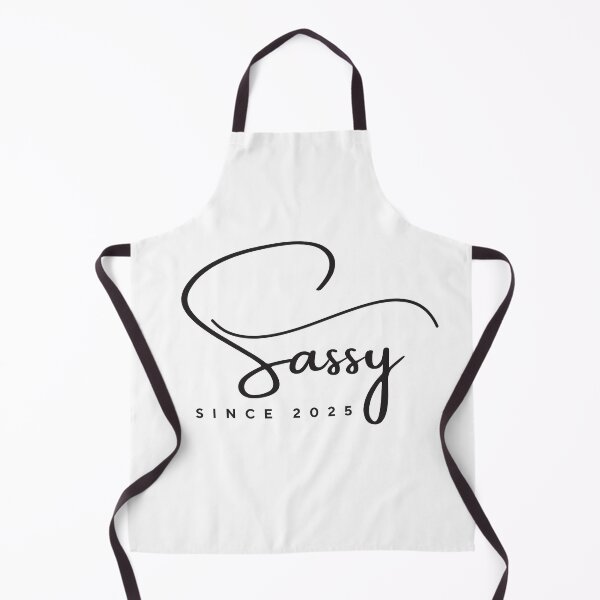 Item preview, Sassy Since 2025 – Bold Minimal Typography Attitude Design designed and sold by InkrediblePuns.
