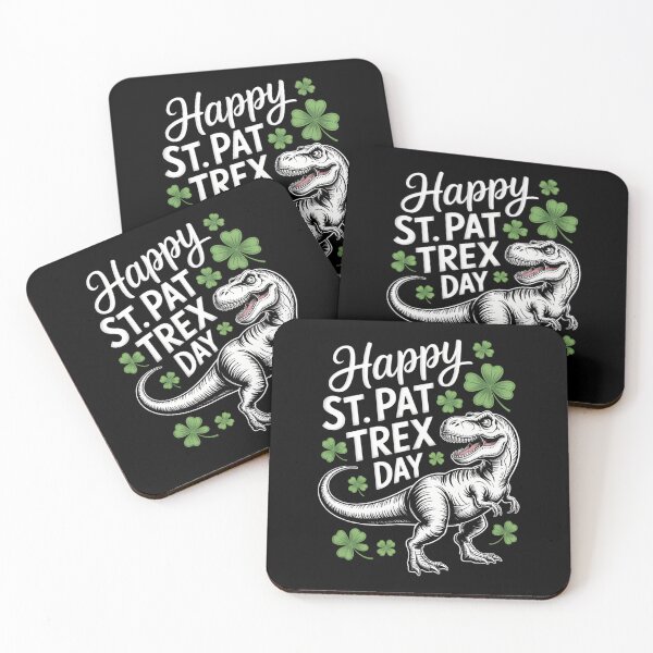 Item preview, Happy St. PaT-rex Day Dinosaur T-Rex St Patrick's Day designed and sold by Bandikonsalez.