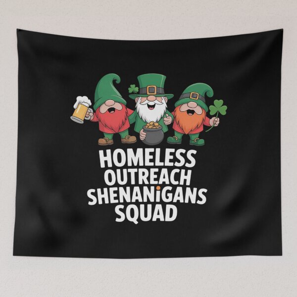 Item preview, Homeless Outreach Gnomes Social Worker St. Patricks Day designed and sold by Bandikonsalez.