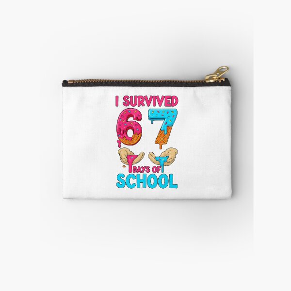 Item preview, I Survived Sixty Seven Days Of School With Bright Playful Classroom Colors And Fun Vibe designed and sold by ImeldaSparks.