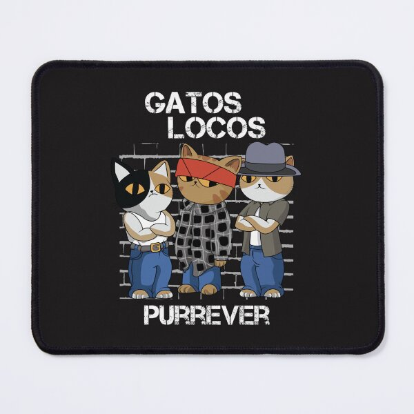 Item preview, Gatos Locos Purrever Vatos Locos Forever Blood In Blood Out Funny Cat Parody designed and sold by JonathanBoff.