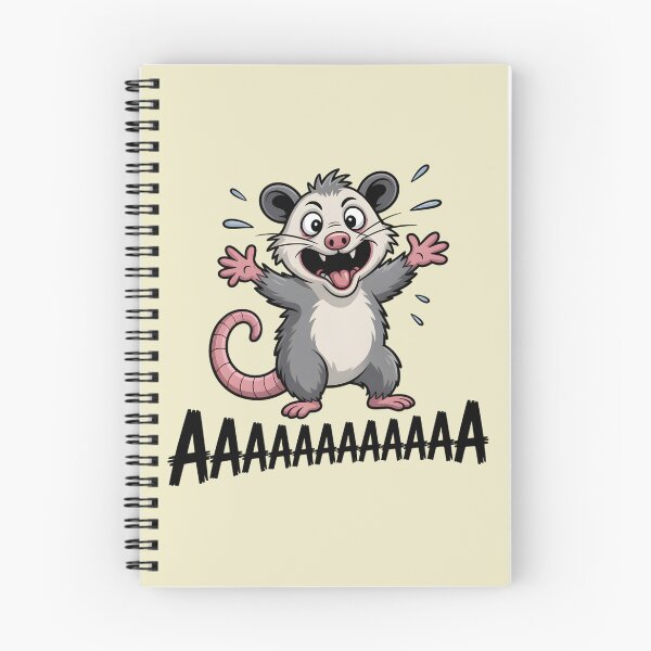 Item preview, Funny Screaming Opossum AAAAAAA Meme designed and sold by Mr-wow.