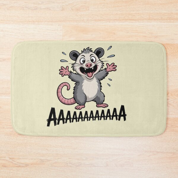 Item preview, Funny Screaming Opossum AAAAAAA Meme designed and sold by Mr-wow.