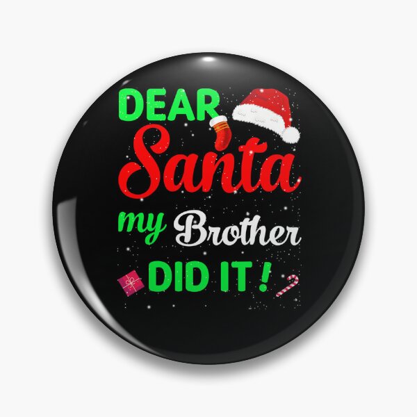 Item preview, Funny Did My Vintage Santa Christmas Dear Brother Retro It Holiday designed and sold by MediarMedic.