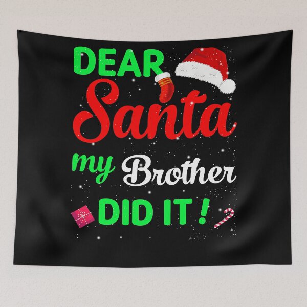 Item preview, Funny Did My Vintage Santa Christmas Dear Brother Retro It Holiday designed and sold by MediarMedic.