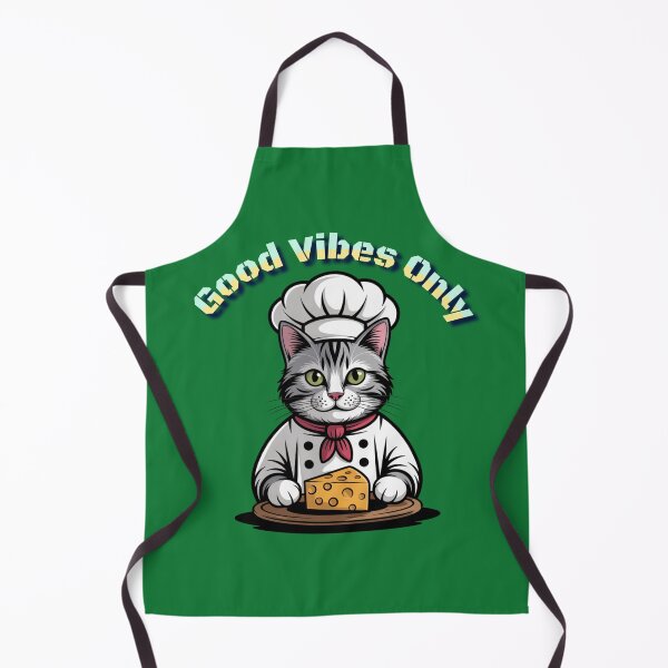 Item preview, Retro Cat Chef designed and sold by MirucaDesign.