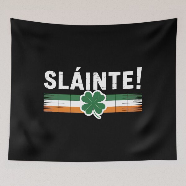 Item preview, Slainte Irish Cheers Toast Shamrock St Paddys Day designed and sold by Bandikonsalez.