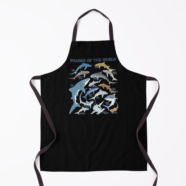 Item preview, Tiger Shark Nurse Shark Blue Shark Whale Shark Mako Shark Sharks of the world designed and sold by NicGrayGraphic.