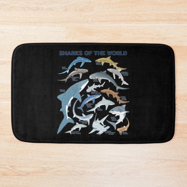 Item preview, Tiger Shark Nurse Shark Blue Shark Whale Shark Mako Shark Sharks of the world designed and sold by NicGrayGraphic.
